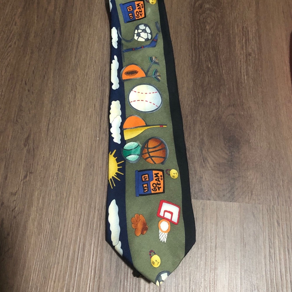 Vintage Mens Tie, The Save the Children Collection, SPORTS-O-RAMA